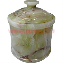 Сахарница 13 см из оникса - фото 91284