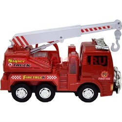Пожарная машина Fire Super Truck музыкальная игрушка на батарейках - фото 91336