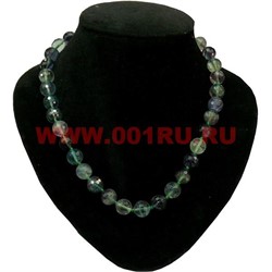 Бусы из граненного флюорита 12 мм - фото 91452