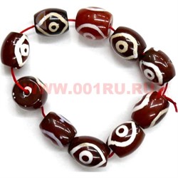 Бусины Дзи россыпью, цена за штуку - фото 92013