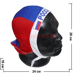 Шапка болельщика за Россию (12 шт/уп) - фото 92044