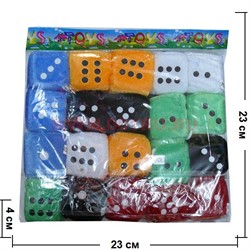 Игрушка мягкая Кубик в машину малый 24 шт/уп - фото 92223