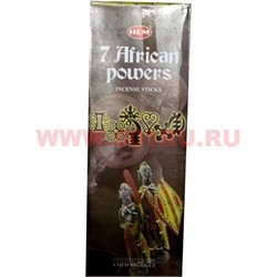 Благовония HEM "7 Африканских сил", цена за уп из 6 шт - фото 92904