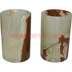 Ваза (карандашница) из оникса малая 10 см (2,5х4) - фото 93566