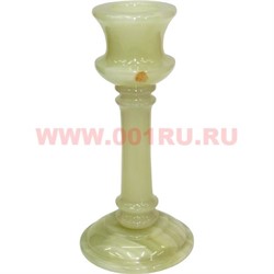 Подсвечник из оникса 16 см - фото 93670
