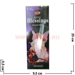 Благовония HEM Divine Blessings (Божественное благословление) цена за 6 тубусов - фото 94008