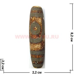 Бусина Дзи "2 глаза" 8,2 см - фото 94144