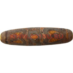 Бусина Дзи "узор" 7,3 см - фото 94147