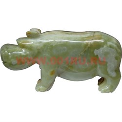 Бегемот 20см из оникса (14 дюймов) - фото 94199