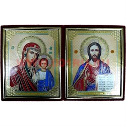 Икона "книга" малая в бархате 20х32 см - фото 94490
