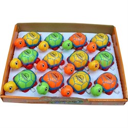 Игрушка "Черепашка" с ручным заводом 12 шт/упаковка - фото 94726