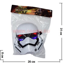 Маска штурмовика светящася Звездные войны Star Wars - фото 94940