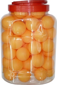 Мячики теннисные 60 шт, цена за банку - фото 95139