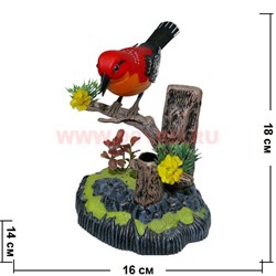 Музыкальная игрушка "Поющая птица" на батарейках, 30 шт\кор - фото 95701