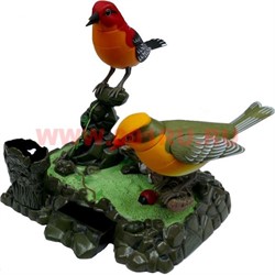 Игрушка "2 поющие птички с карандашницей" на батарейках, 30 шт\кор - фото 95719