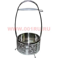 Кадило для угля резное 38х18 см - фото 95900
