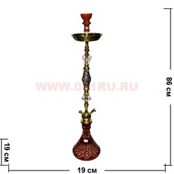 Кальян Фараон, Ager (M-105) на 1 трубку (86 см высота) - фото 96090