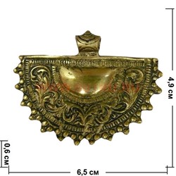 Подвеска на шею "Символ Луны" из латуни 6,5 см - фото 96328