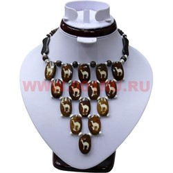 Колье из кости с верблюдами (Индия) - фото 96420