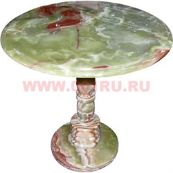 Столик из оникса (h-58 см, d-60 см) - фото 96446