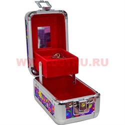 Шкатулка-автомат (101) 8х12 см для украшений, косметики - фото 96453