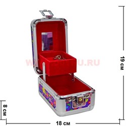 Шкатулка-автомат (101) 8х12 см для украшений, косметики - фото 96454