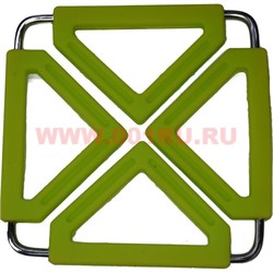 Подставка для колбы кальяна раскладывающаяся силиконовая, цвета в ассортименте - фото 96488