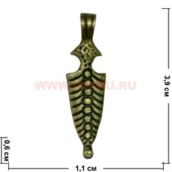 Подвеска индийская "Меч" из металла - фото 96725