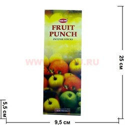 Благовония HEM "Фруктовый пунш", цена за уп из 6 шт - фото 96767