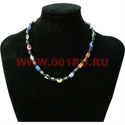 Бусы из гематита + сглаз - фото 97312