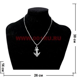 Подвеска из гематита "якорь" - фото 97327