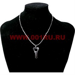 Подвеска из гематита "ключ" - фото 97334