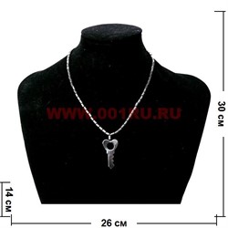 Подвеска из гематита "ключ" - фото 97335