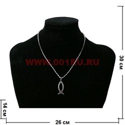 Подвеска из гематита "ихтис - Иисус Христос" - фото 97357