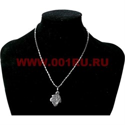 Подвеска из гематита "лист" - фото 97362