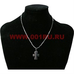 Подвеска из гематита "Древнеегипетский крест Анх" - фото 97364