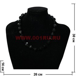 Бусы стекло граненое 14 мм - фото 97406