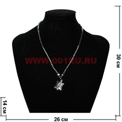 Подвеска из гематита "черепашка" большая - фото 97422