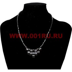 Подвеска из гематита "узор" большая (2) - фото 97427