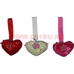 Сердечки 3 вида (628) с бантиками, цена за 126 шт - фото 97626