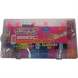 Набор резинок для плетения Loom Bands 5200 штук Luxury Kit Set - фото 97681