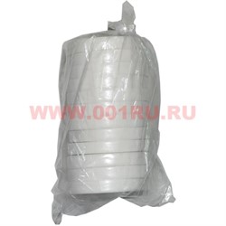 Флористическая лента белая 50 м, цена за 12 штук - фото 97687