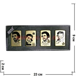 Зажигалка бензиновая "Че Гевара" цена за 4 штуки - фото 97996