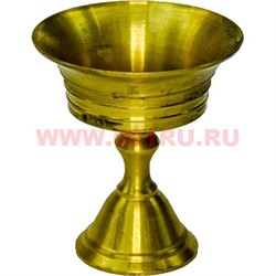 Чаша буддийская латунная 2 размер 50x45 мм - фото 98086