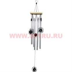 Музыка ветра 8 трубок (MK0766E) 5 стихий (32 см длина большой трубки) - фото 98452
