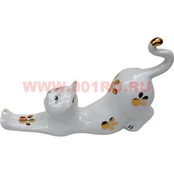 Кошка из фарфора (21 см длина) - фото 98769