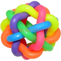 Игрушка прыгающая 50 мм "noodle ball" 12 шт/упаковка - фото 99237