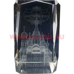 Кристалл колонна с символикой "Москва", "Питер" - фото 99564