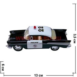 Игрушка машина металлическая POLICE ,инерционная - фото 99961