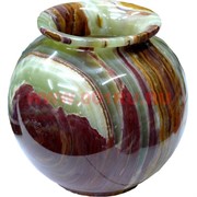Ваза "Шар" 10 см (4 дюйма) из оникса